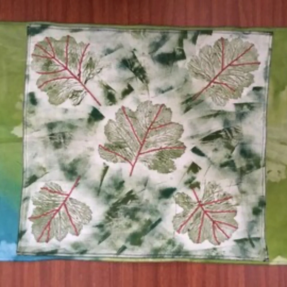 Glass Beaded Acrylic Print Stencil Table Runners Tapestries (Multiple Options)